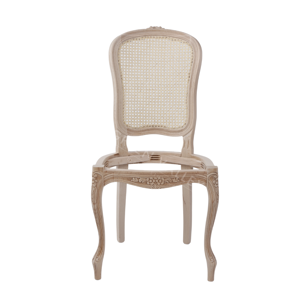 Stelaż drewniany krzesła Parigina 1105/KR z rafią rattanową