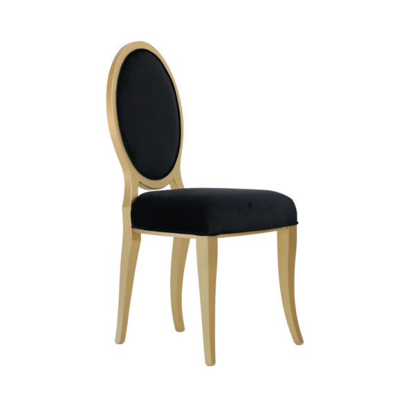Krzesło Molly - Krzesło z owalnym oparciem